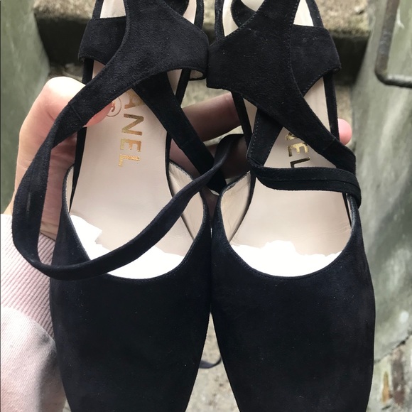 RARE VINTAGE CHANEL Platform Heels - Picture 4 of 7